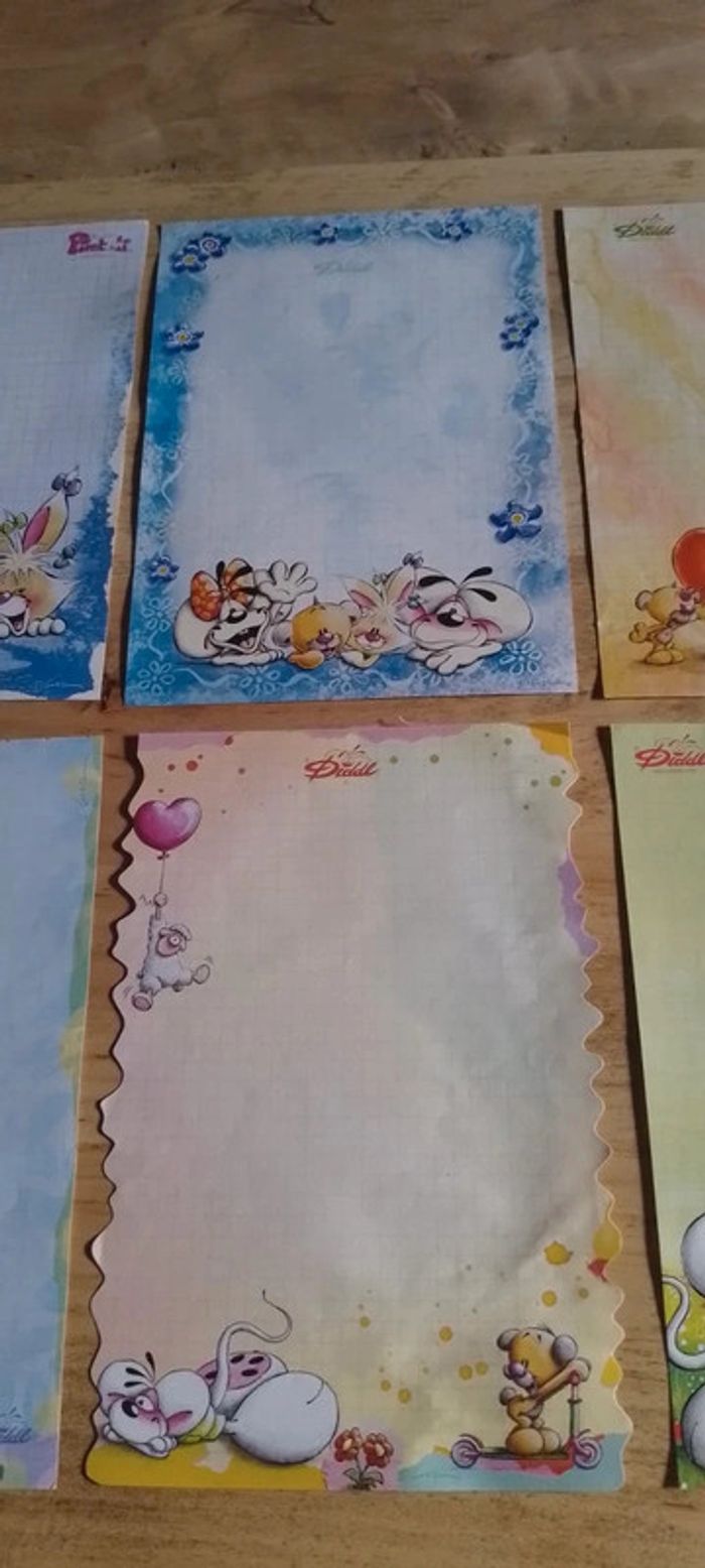 Lot de 10 feuilles Diddl - photo numéro 6