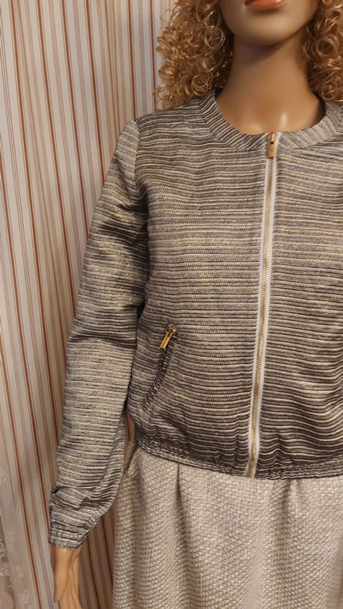 Veste grise argenté Edc by Esprit  t S - photo numéro 2