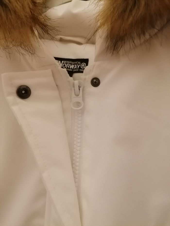 Parka blanche de la marque Geographical Norway - photo numéro 7