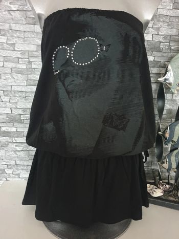 Robe bustier noire T42/44