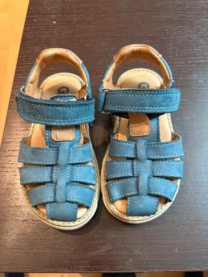 Sandales bleues