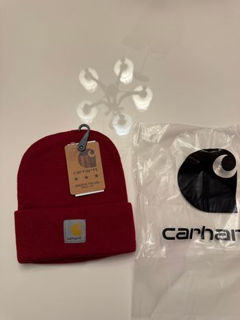 Bonnet mixte bordeaux taille unique coton 