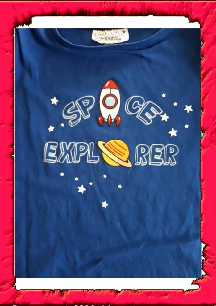 Pyjama 2 pièces 6 ans sur l'espace - photo numéro 5