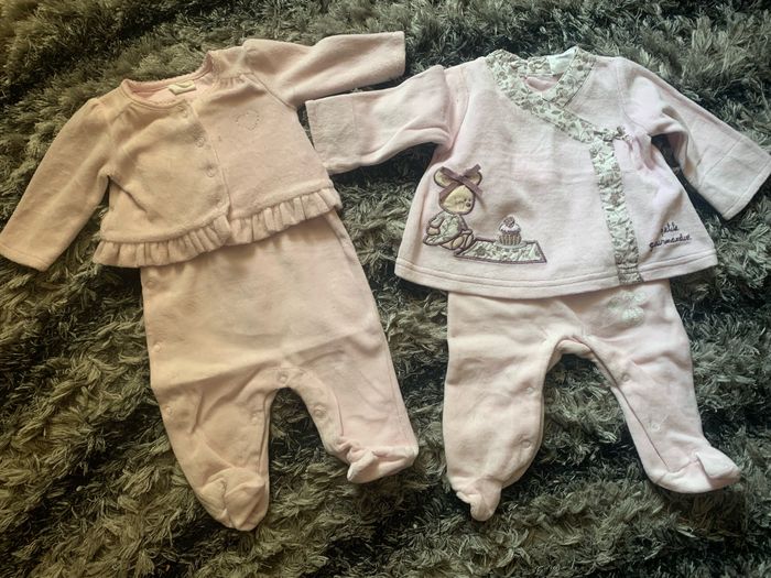 Lot de pyjamas bébé fille - photo numéro 2