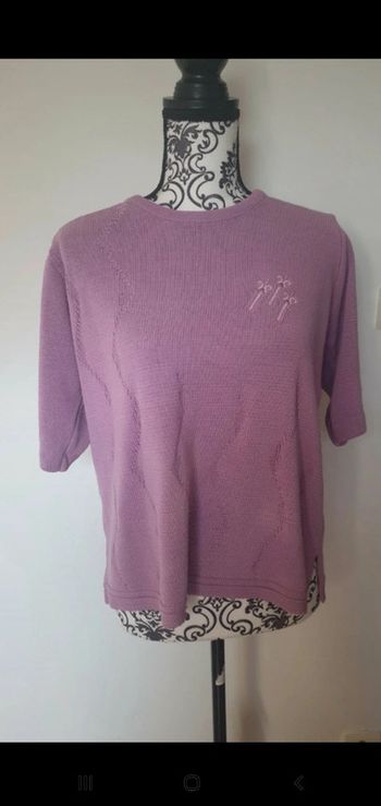 Pull manches courtes