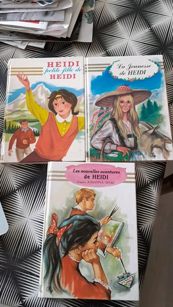 Lots de 3 livres heidi
