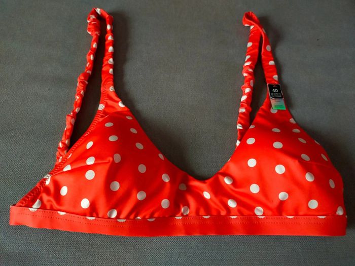 Haut de bikini à pois – Etam – Taille 40 – Neuf avec étiquette - photo numéro 7