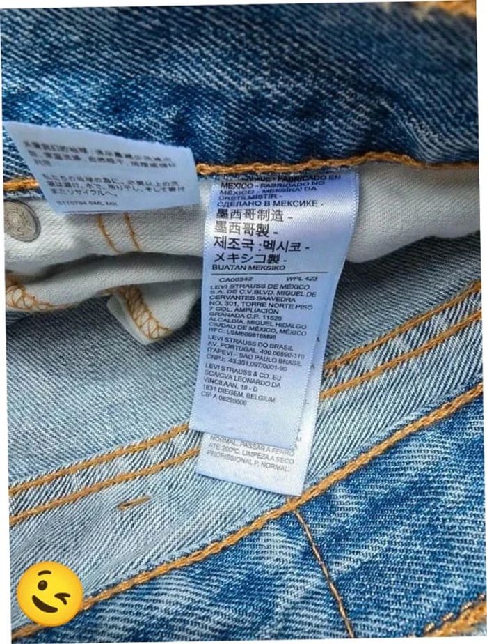 Jeans Levi's 530 W38 FR48 L32 coupe droite bleu Homme Men pan286b - photo numéro 9