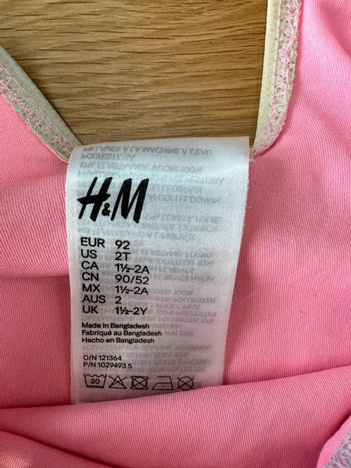 Maillot de bain 1 pièce arc-en-ciel et sirène - Taille 2/3 Ans - photo numéro 4