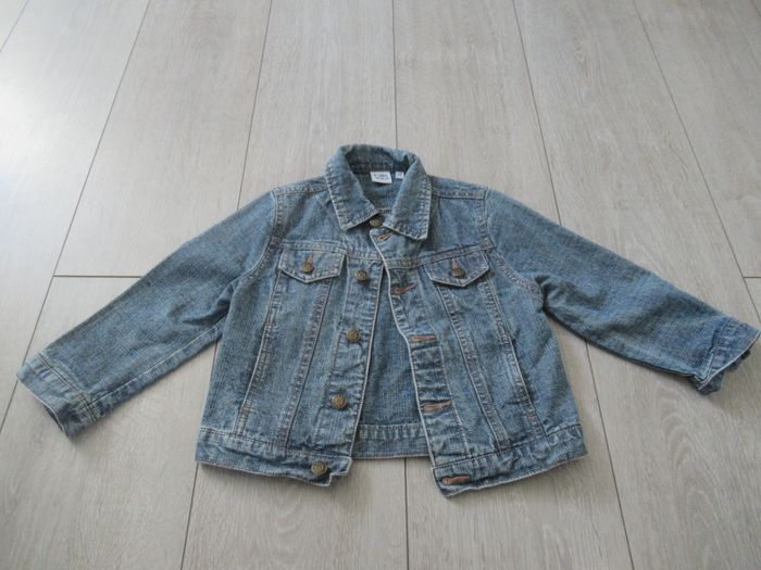 Manteau veste en jean bleu Taille 2 ans Okaidi