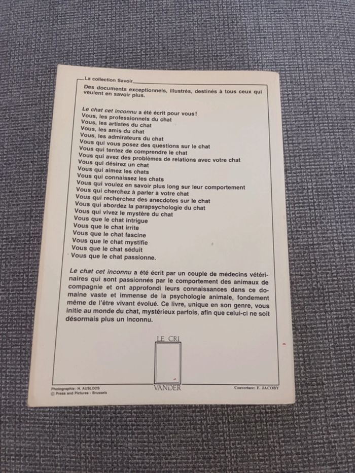 Le chat cet inconnu - photo numéro 2