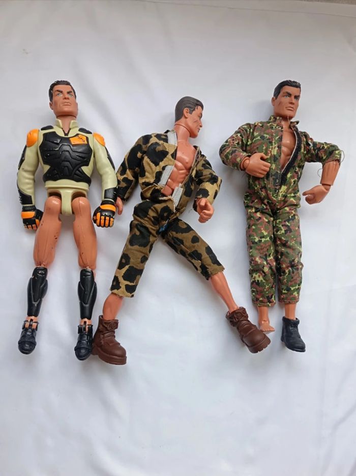 3 poupées mannequin Action Man