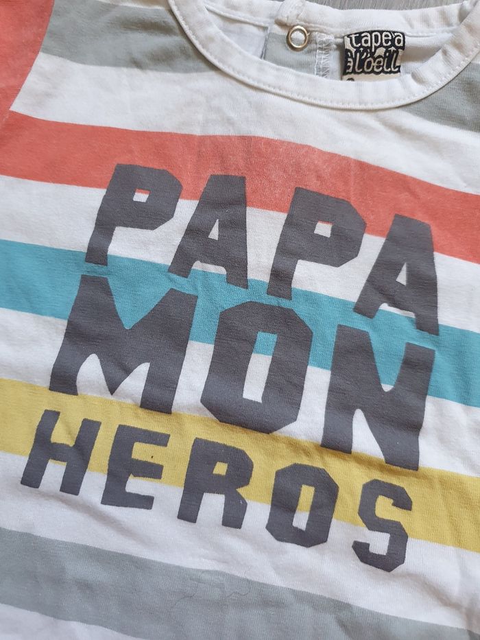 Maillot t-shirt 9mois garçon - photo numéro 2