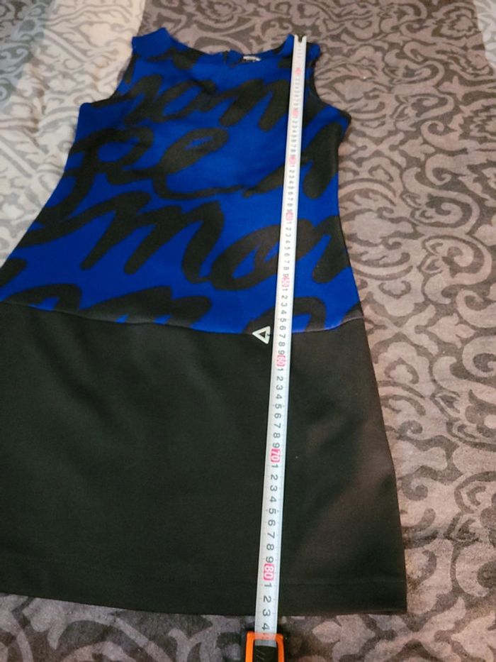 Très belle robe noir et bleu, rinascimento - photo numéro 10