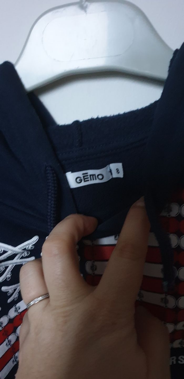 sweat à capuche gémo 8 ans - photo numéro 2