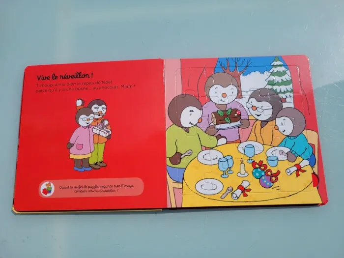 T'choupi, mon livre Puzzle de Noël 🎄 - photo numéro 5