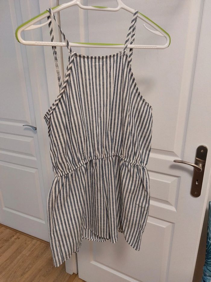 Combi short rayée légère XL