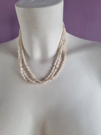 Collier perle goutte vintage