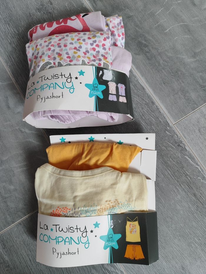 Lot de 3 pyjashorts en 12 ans