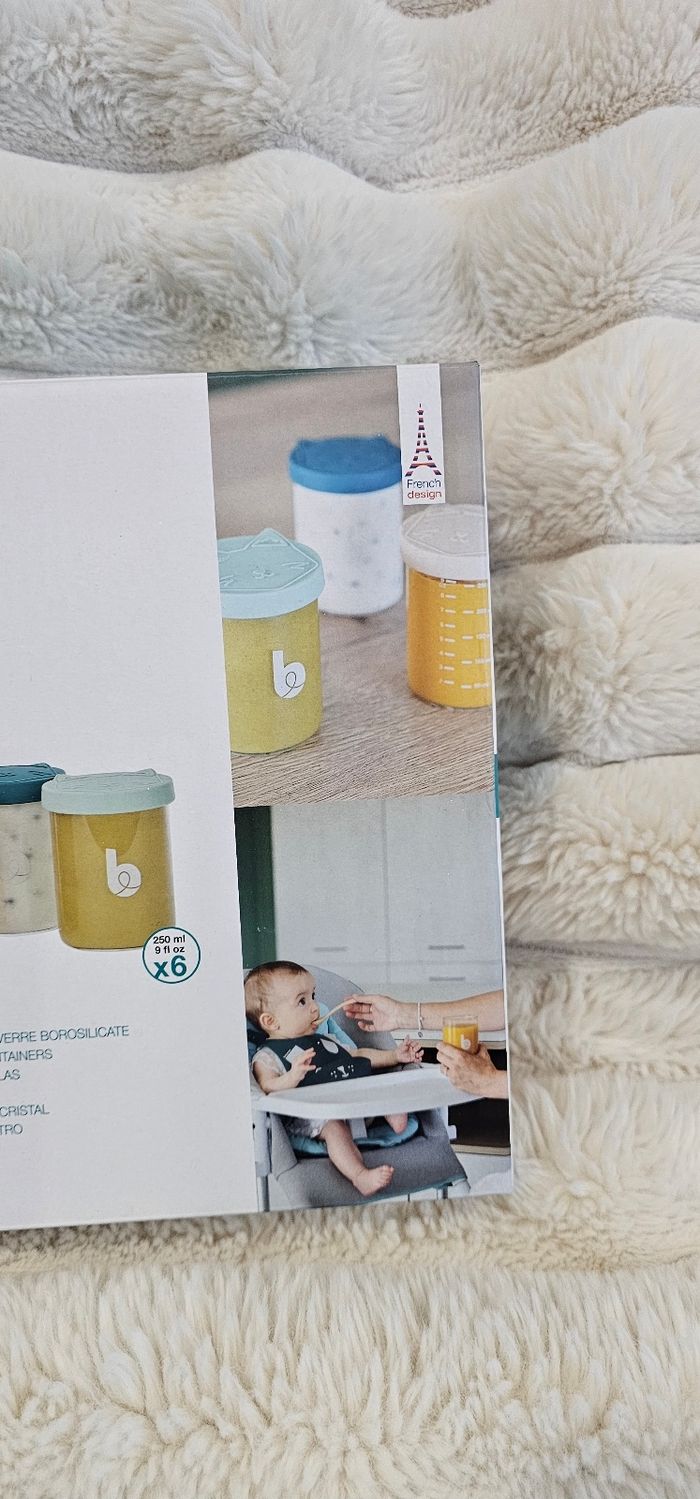 Lot de 6 pot en verre Isybowl Babymoov Neufs - photo numéro 3