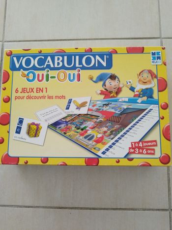 Jeu Vocabulon Oui Oui 