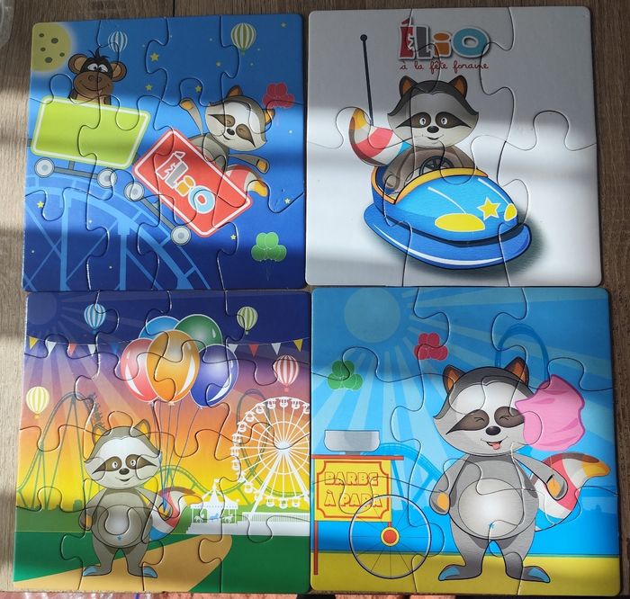 4 puzzles 6/9/12/16 pièces dès 18 mois - photo numéro 2