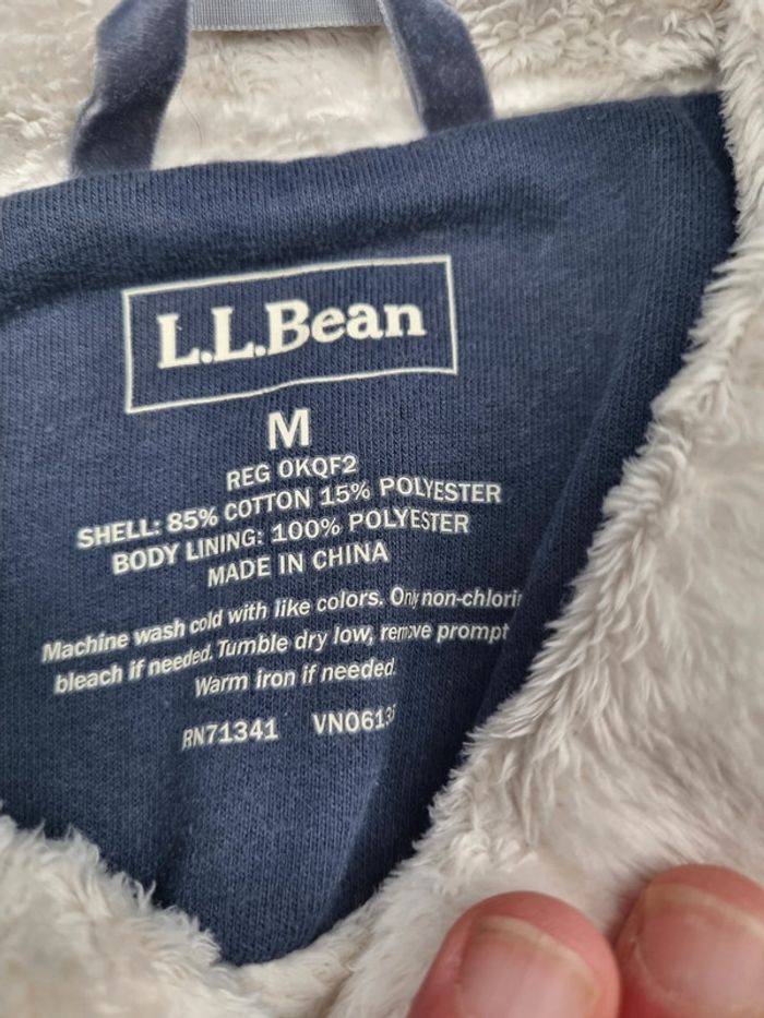 Veste sans manches fourrée L.L. Bean bleu – Taille M Femme - photo numéro 5