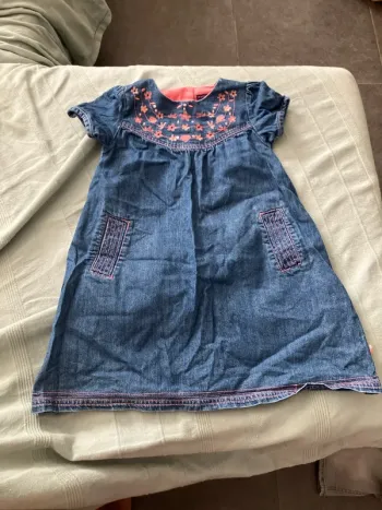 Robe en jean sergent major 6 ans