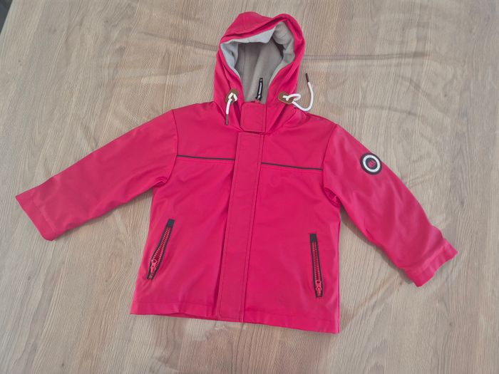Imperméable / veste pluie HUBLOT 4 ans rouge – Comme neuf 🌟 - photo numéro 5