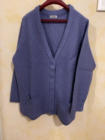 Gilet femme XL bleu lavande Damart