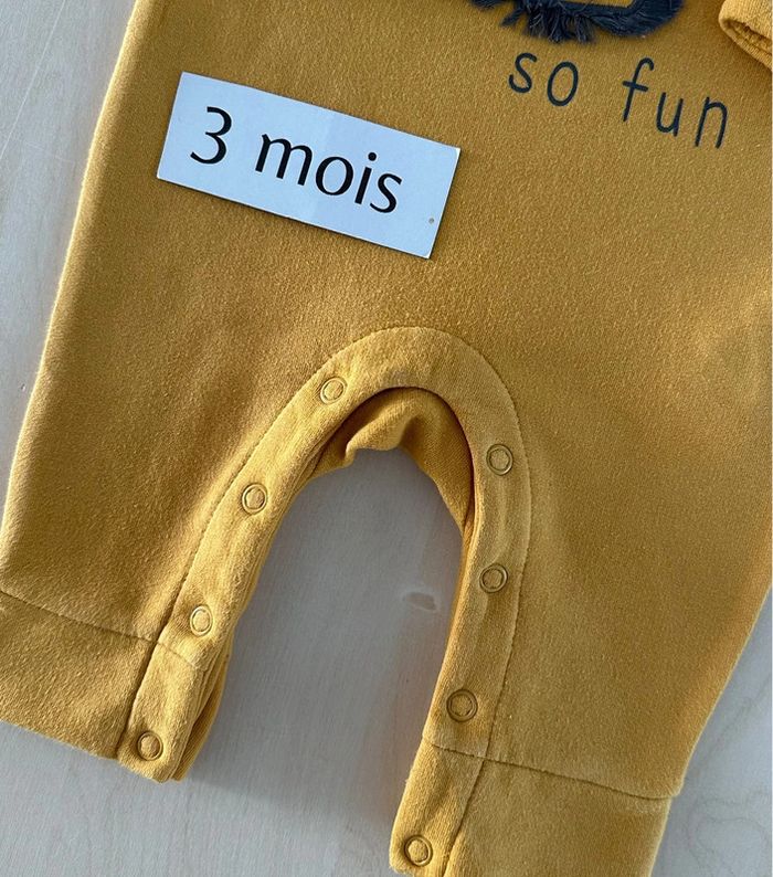 Pyjama combi sans pied Kiabi 3 mois - photo numéro 2