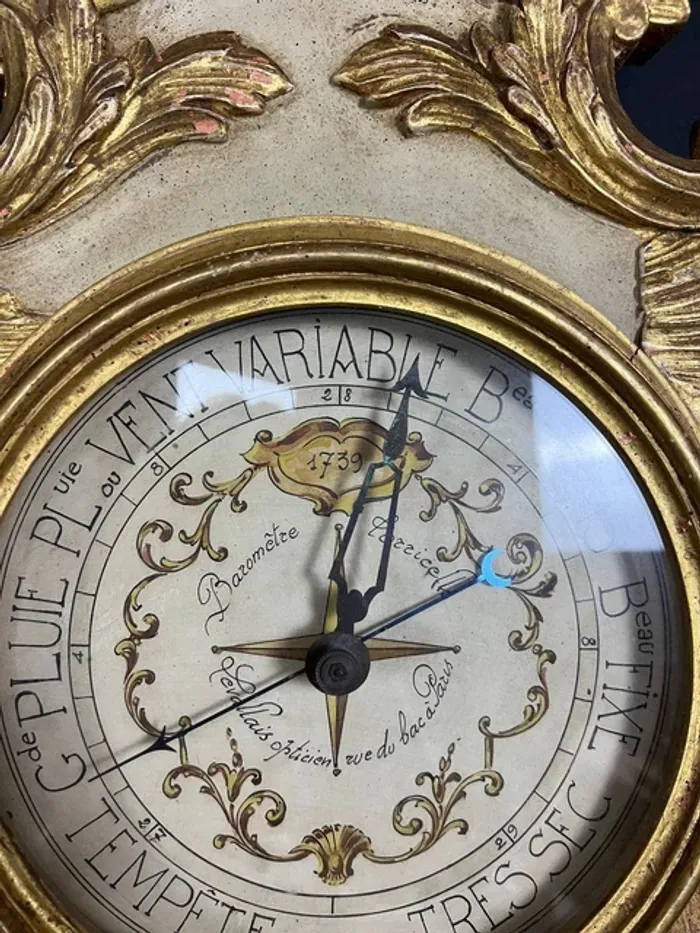 Élégant baromètre-thermomètre - photo numéro 6