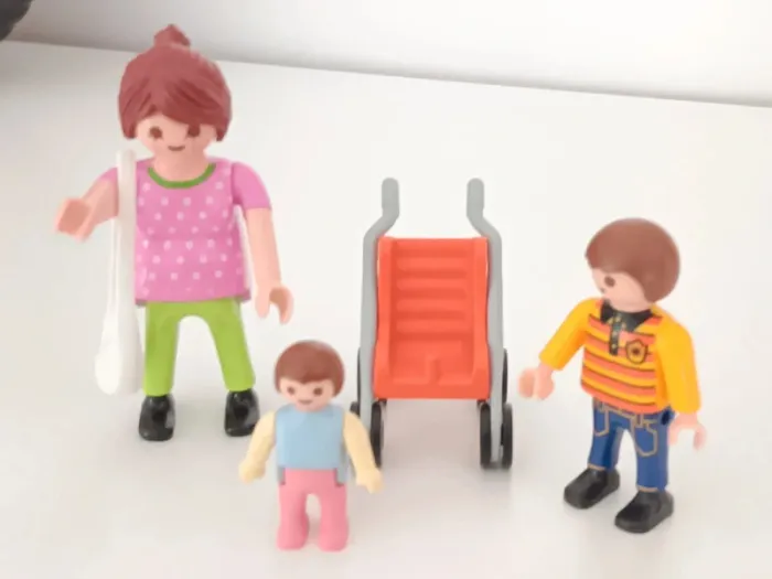 Femme enceinte avec enfants playmobil - photo numéro 8