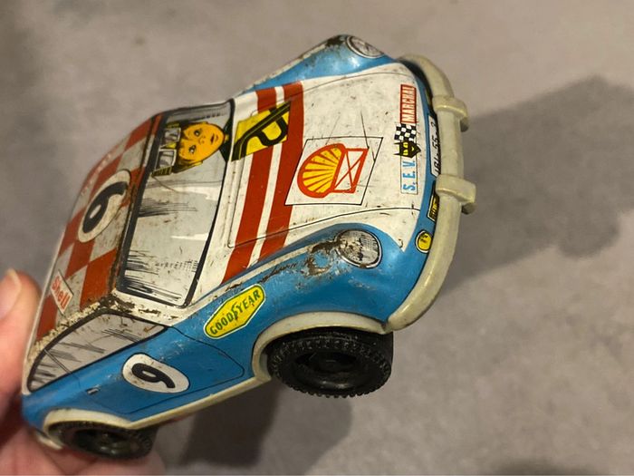 Ancien jouet métal voiture Porsche 911 Payva n°9 - photo numéro 6