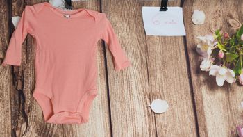 Body rose manches longues 6 mois