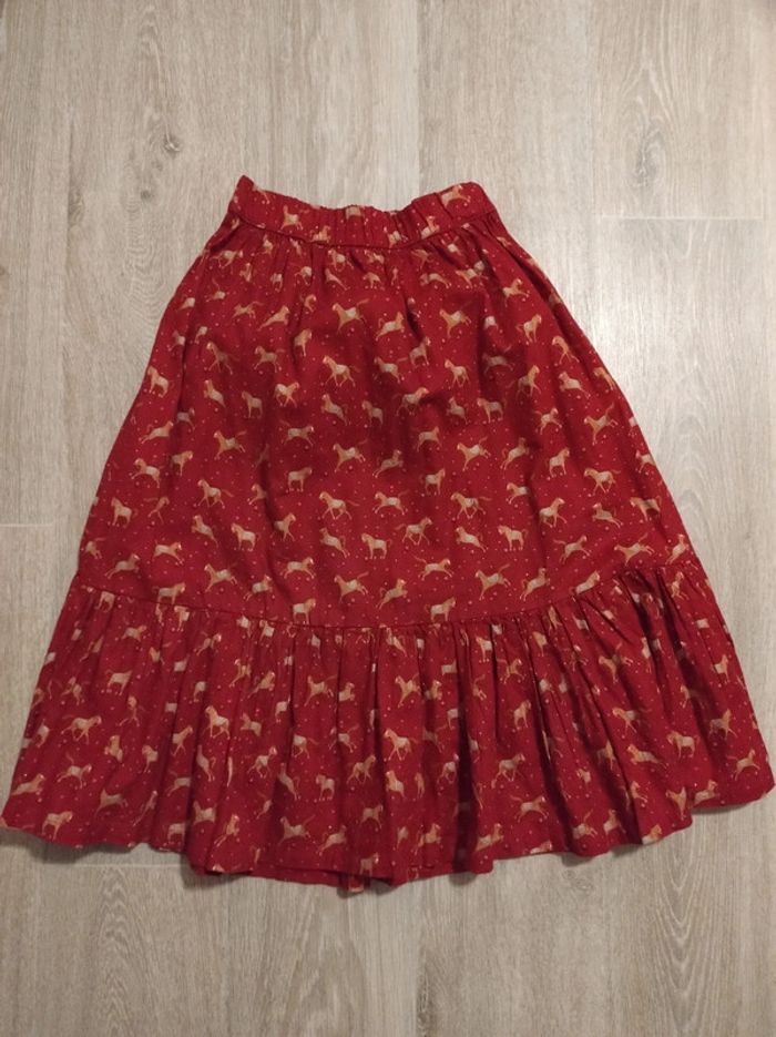 Jupe longue imprimée
Cheval Rose Framboise Sergent major