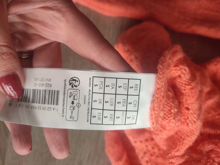 Pull en maille tricot crochet torsadé - photo numéro 4