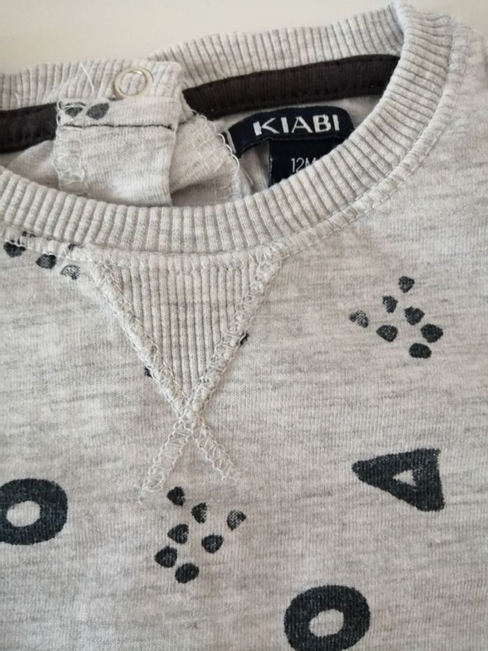 T. Shirt ou sweat fin manches longues 12 mois - photo numéro 5