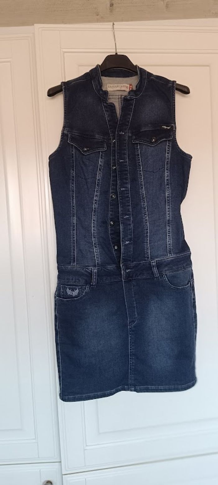 Robe en jeans Kaporal Taille 36 NEUVE avec étiquette - photo numéro 3