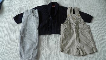 Lot de 3 vêtements garçon 2 ans