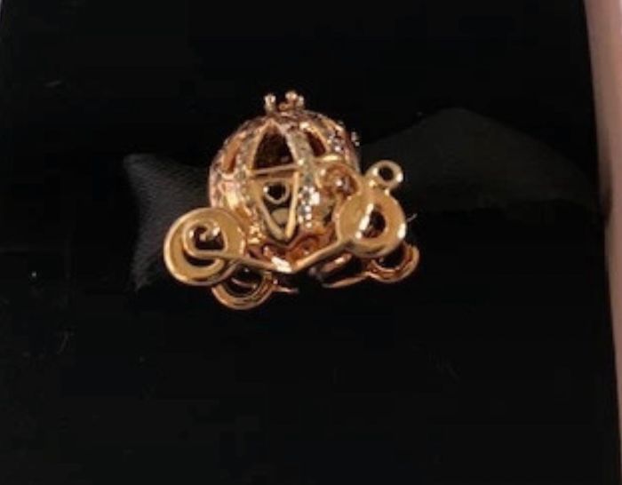Charm carrosse or rose 14 k Pandora - photo numéro 4