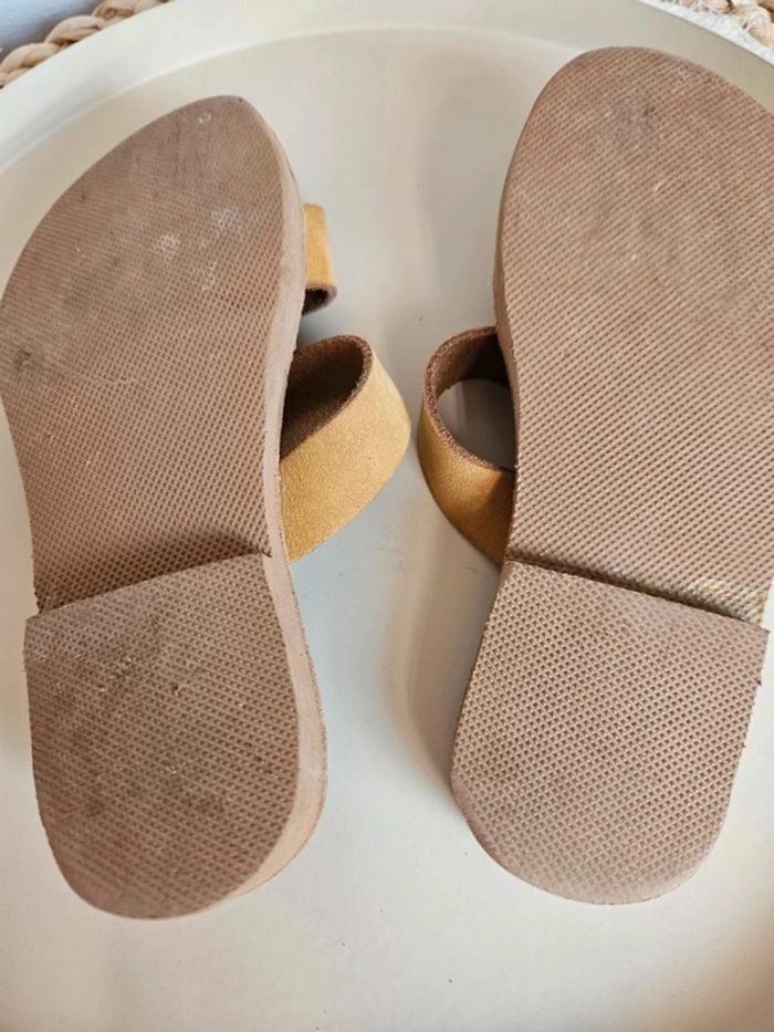 Mules Cuir Nikos Shies Pointure 28 🩴 - photo numéro 5