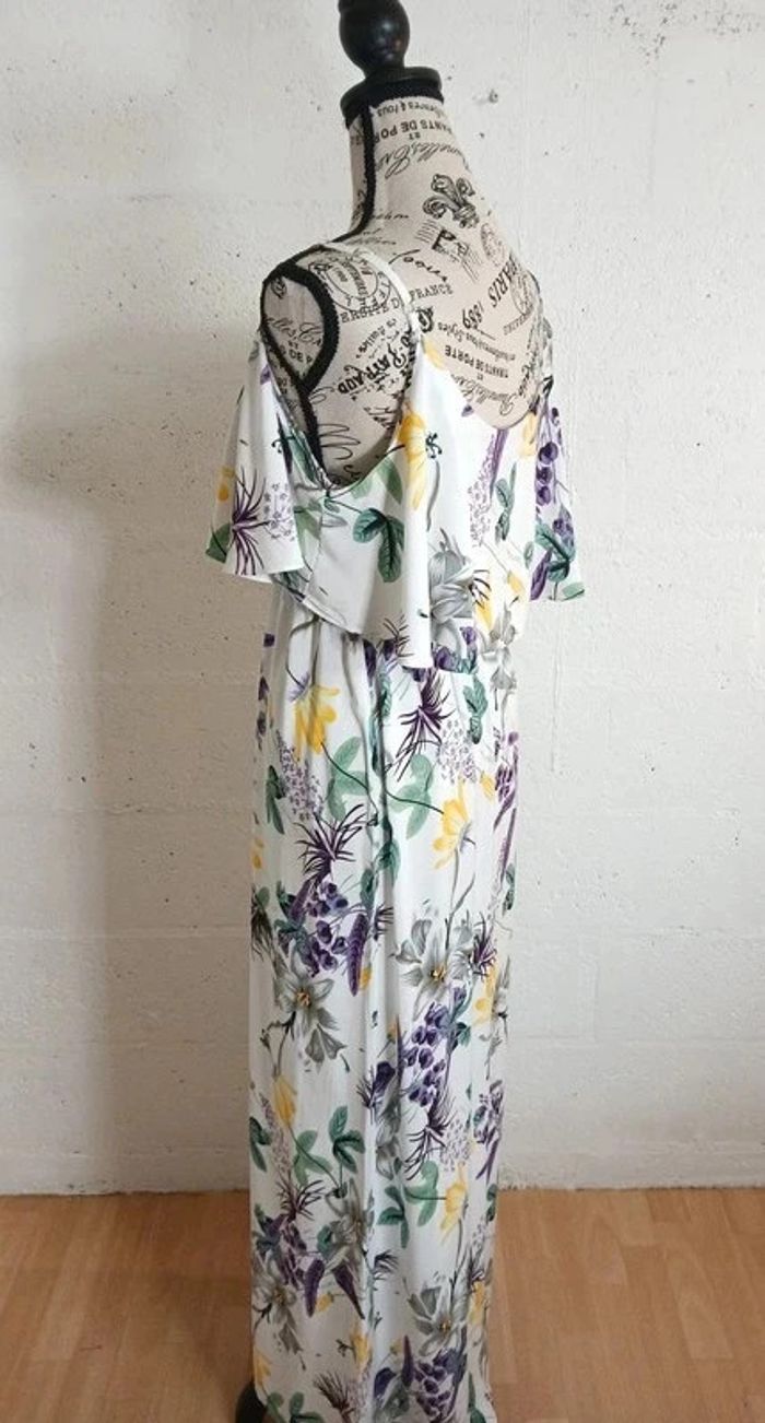 🌿 Robe longue fluide fleurie – Taille L/XL – Marque J.Stars – Très bon état - photo numéro 6