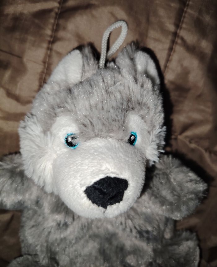 Doudou marionnette husky imagin - photo numéro 2