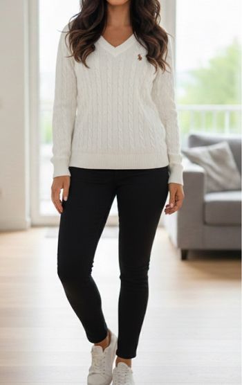 Pull femme torsadé U.S. Polo Assn  T40