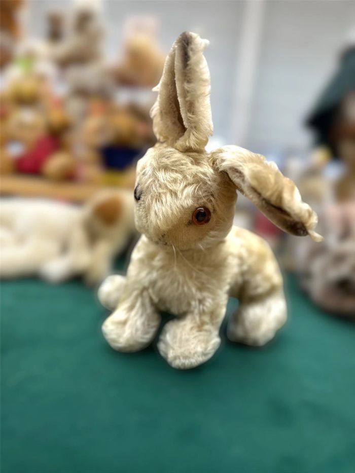 Lapin Steiff articulé