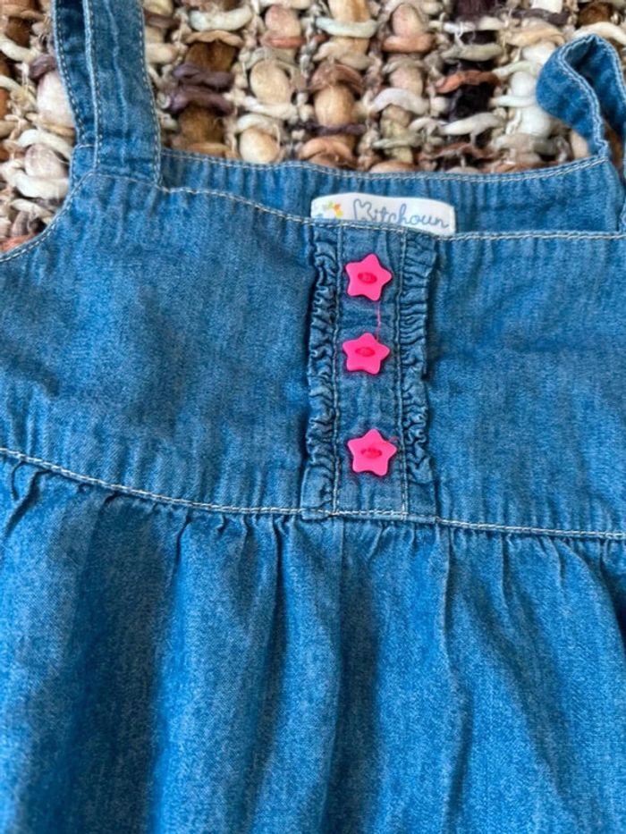 Robe en jean bebe kitchoun 18 mois - photo numéro 4
