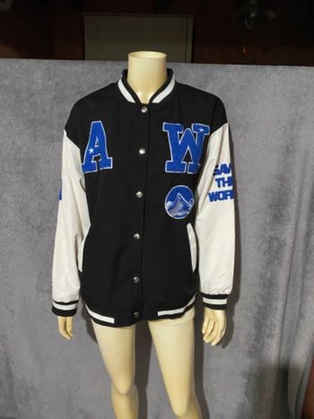 Veste bleu et noir vintage  femme taille S