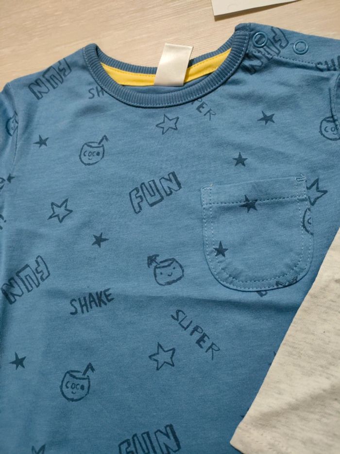 T-shirt à manches longues 18 mois garçon neuf - photo numéro 3