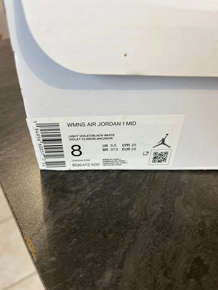 Jordan 1 mid barely rose - photo numéro 6